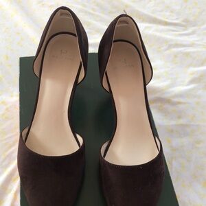 Halston Heritage Black Heels Minimalist Design